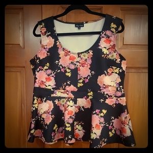 Peplum tank